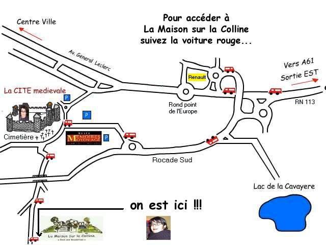 La Maison Sur La Colline Carcassonne Exteriör bild